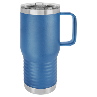 Insulated Travel Mug with Handle | 20 oz | Customizable | RCK Creations & More
