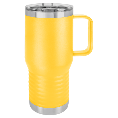 Insulated Travel Mug with Handle | 20 oz | Customizable | RCK Creations & More