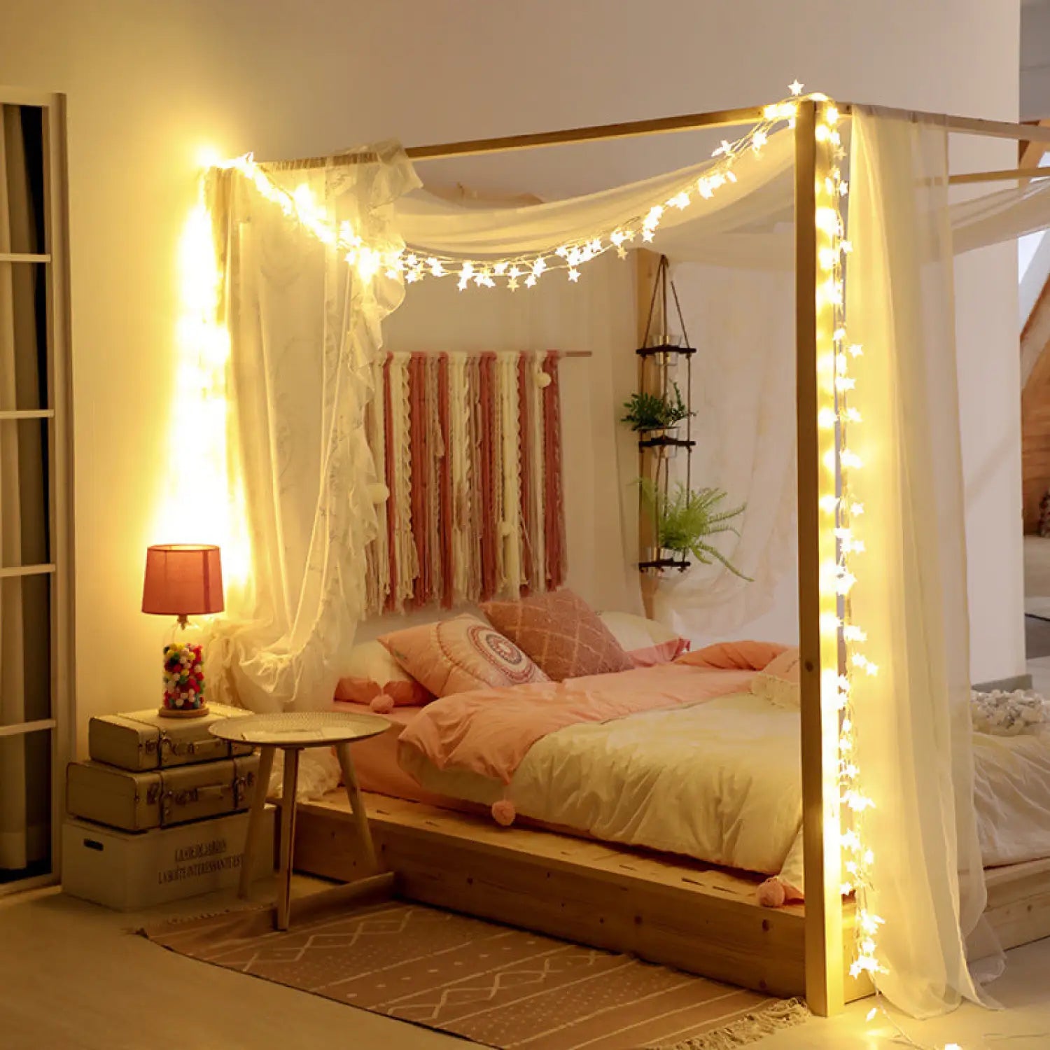 Curtain Window Lights Decorations for Christmas & Holiday