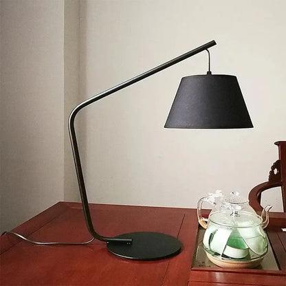 Curved matte black led floor lamp for living room bedroom lighting