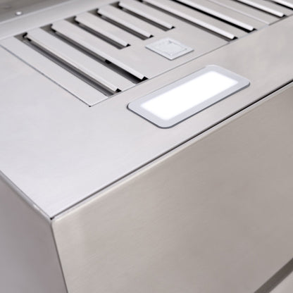Akicon 36" Stainless Steel Wall Mount Range Hood, 3 Stacks Kitchen Hood with 600 CFM Vent Motor