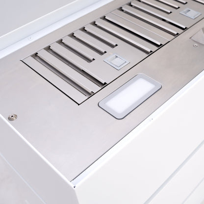 Akicon 36" Stainless Steel Wall Mount Range Hood, 3 Stacks Kitchen Hood with 600 CFM Vent Motor