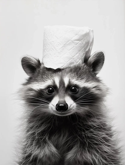 DecorBites™ Cute Animals Canvas Wall Art for Bathroom