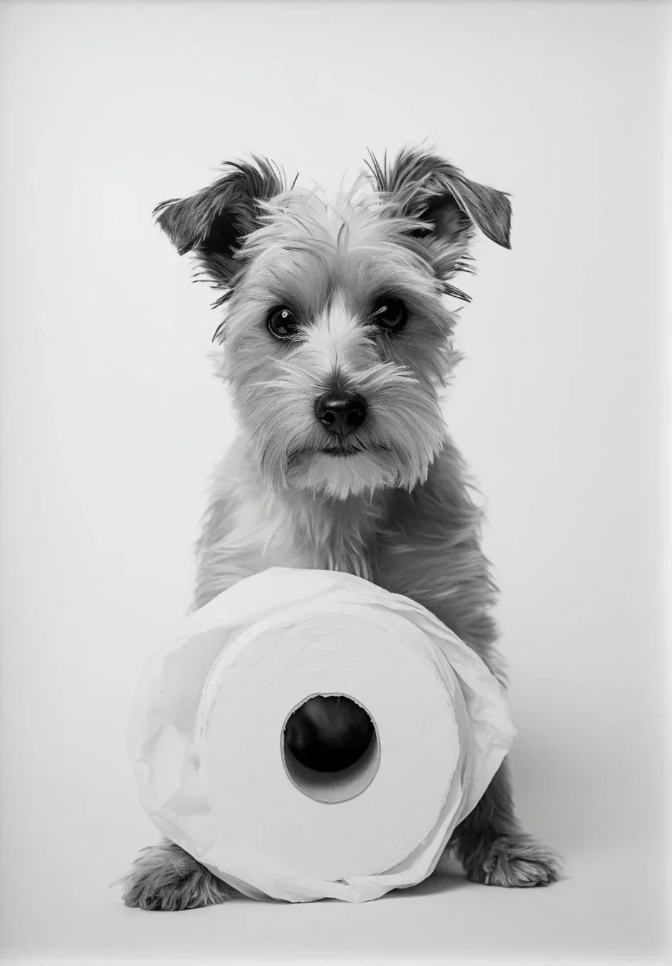 DecorBites™ Cute Animals Canvas Wall Art for Bathroom
