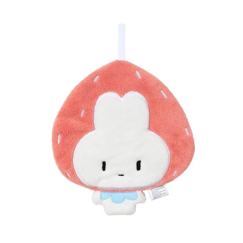 Cute cartoon animal coral fleece hand towel for kitchen and bathroom