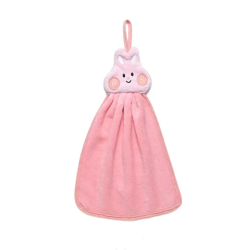 Cute cartoon animal hand towel set for kitchen and bathroom decor