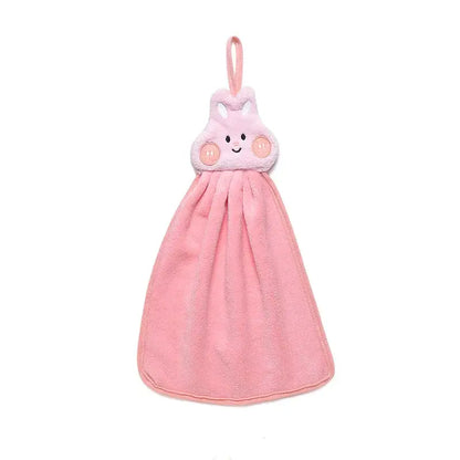 Cute cartoon animal hand towel set for kitchen and bathroom decor