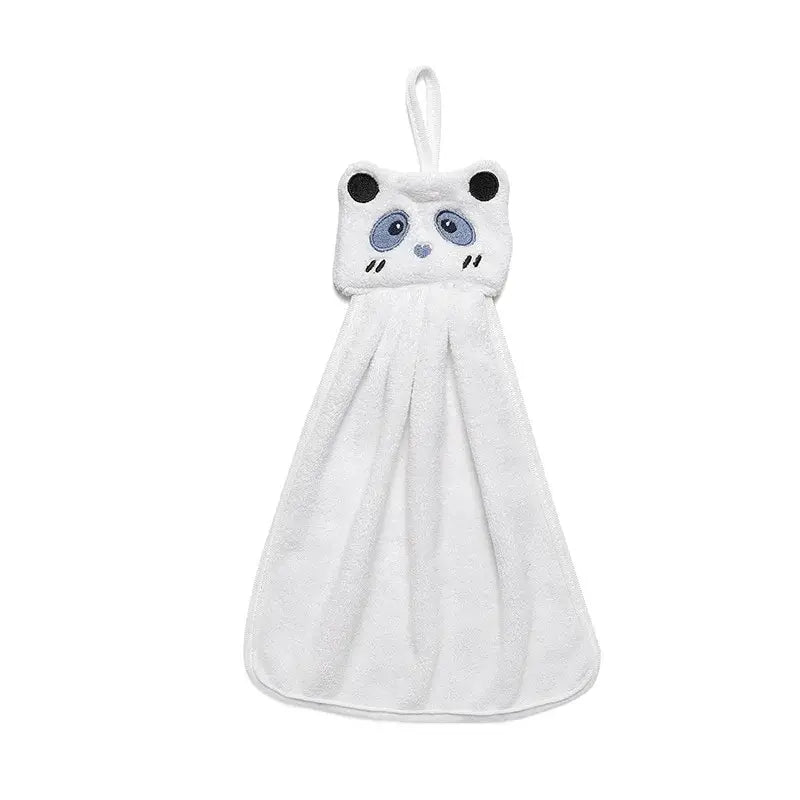 Cute cartoon animal hand towel set for kitchen and bathroom decor