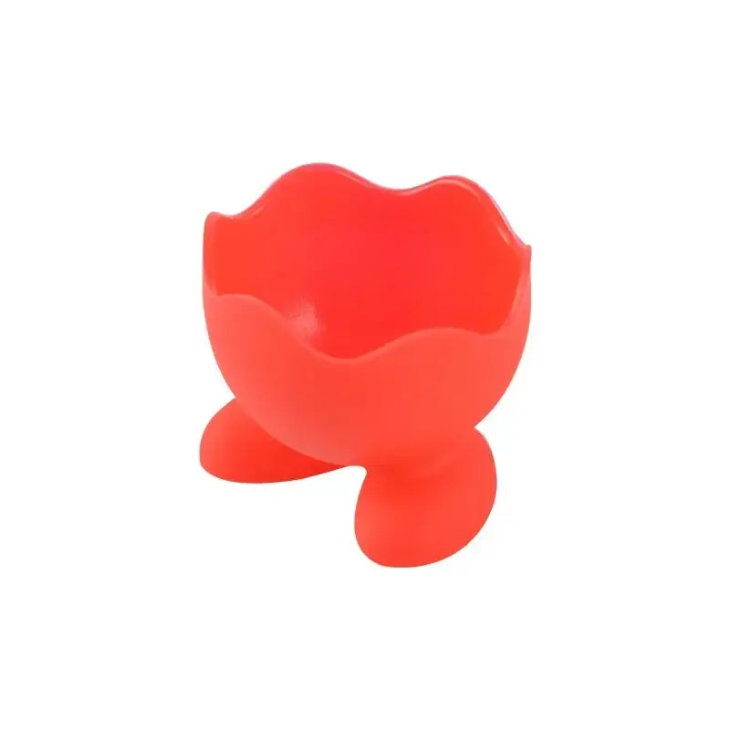 Cute colorful silicone egg cup holder kitchen breakfast tool