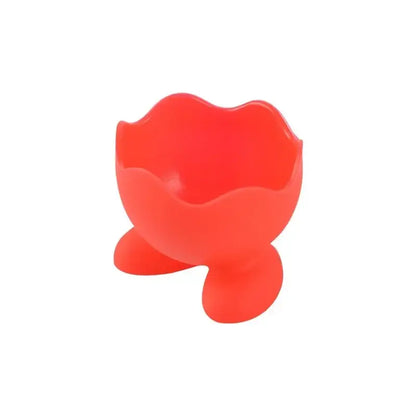 Cute colorful silicone egg cup holder kitchen breakfast tool