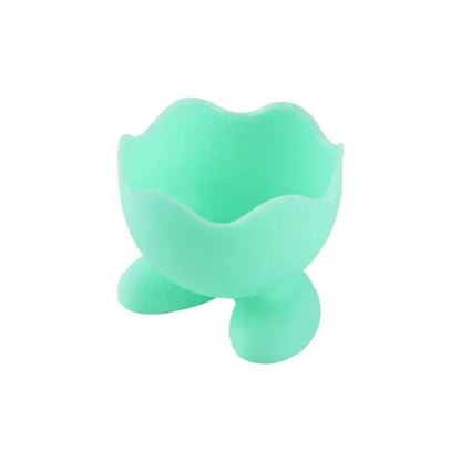 Cute colorful silicone egg cup holder kitchen breakfast tool