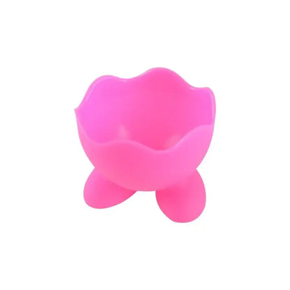 Cute colorful silicone egg cup holder kitchen breakfast tool