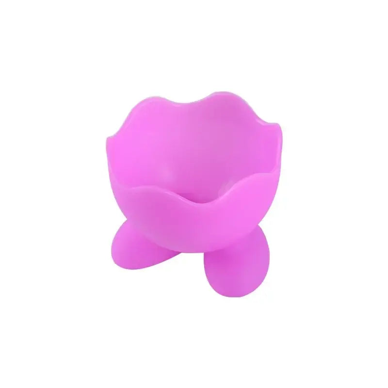 Cute colorful silicone egg cup holder kitchen breakfast tool