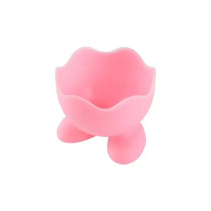Cute colorful silicone egg cup holder kitchen breakfast tool