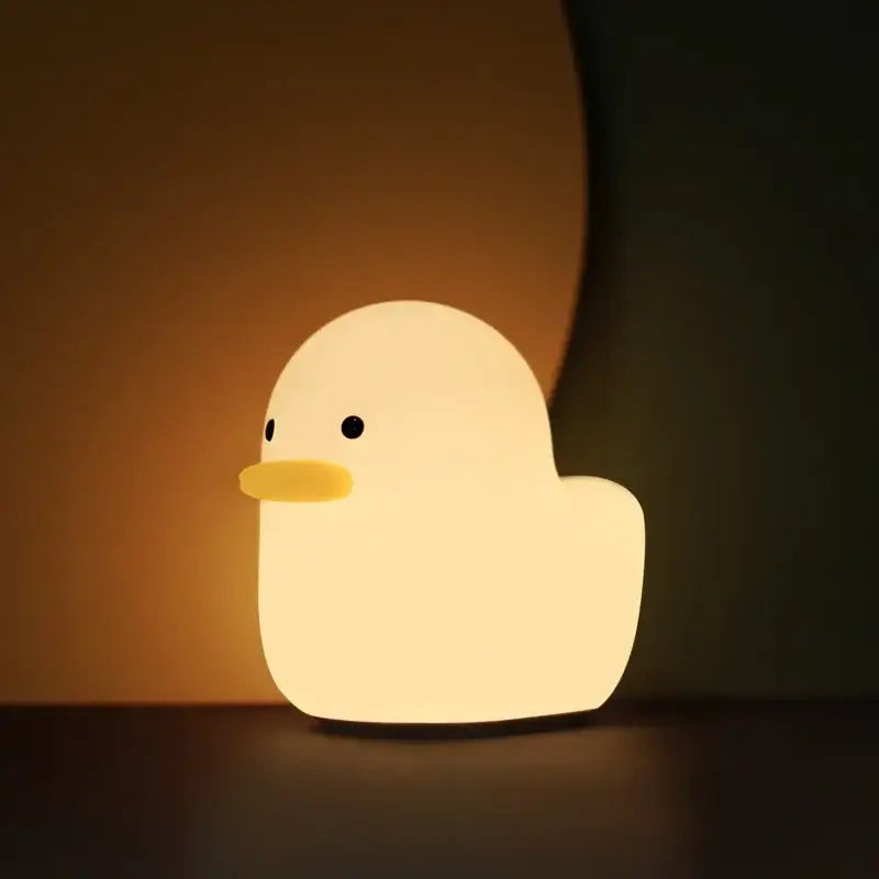 Cute dull duck night light yellow bedroom bedside lamp
