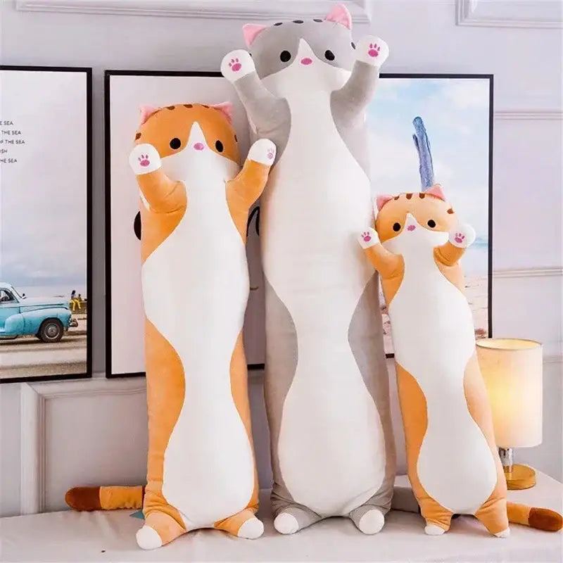Cute gray & white husky dog body pillow bedroom decor