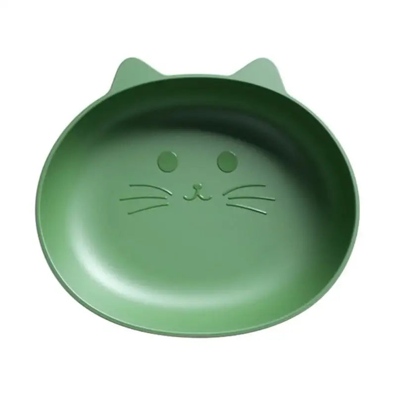 Cute green bear shape fruit plate set of 4 kitchen snack dish
