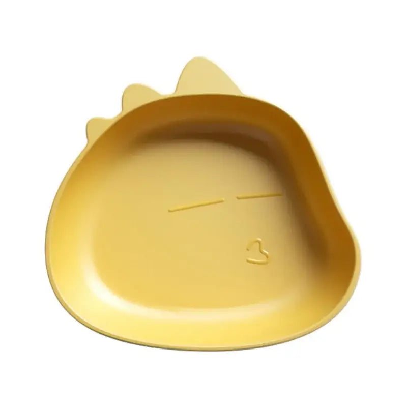 Cute green bear shape fruit plate set of 4 kitchen snack dish