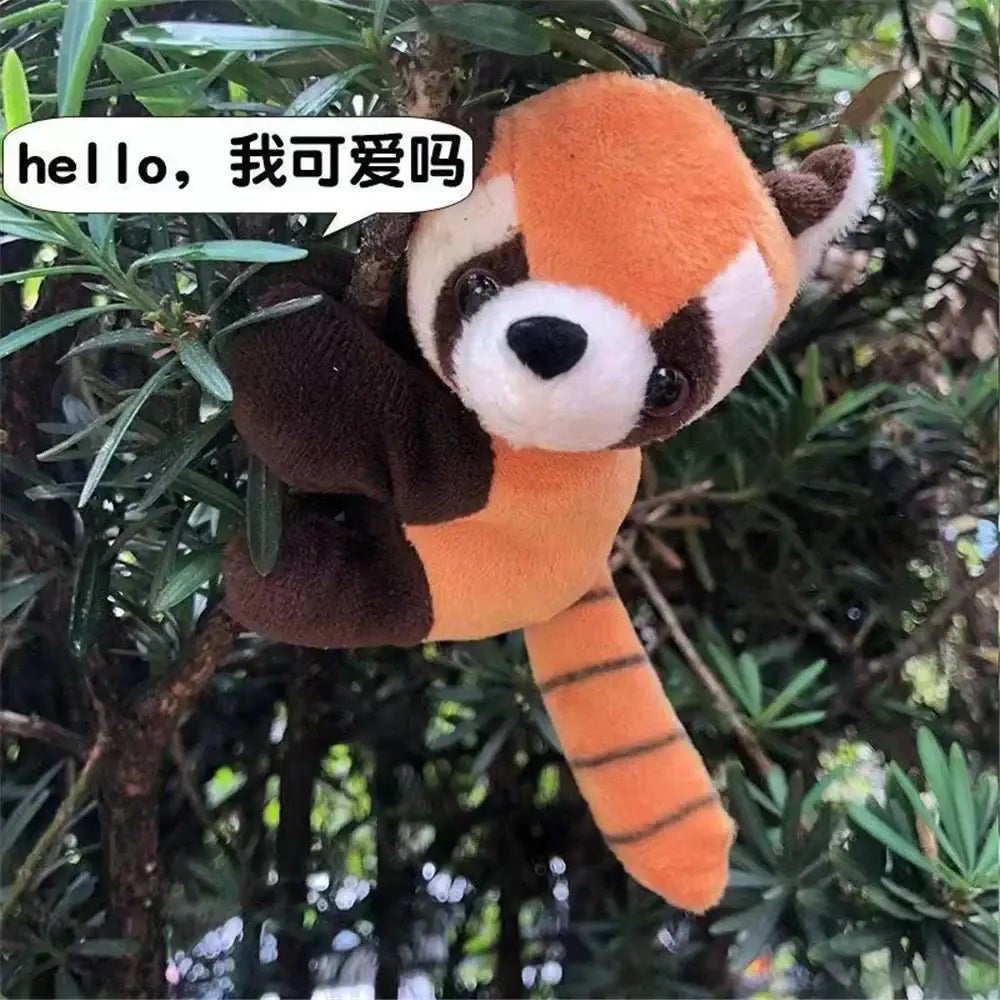 Cute panda plush bamboo pendant black & white bedroom decoration