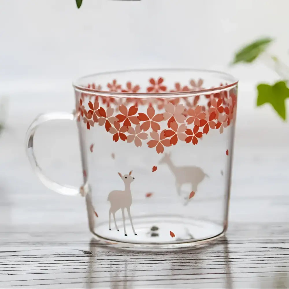 Cute polar bear glass coffee mug kitchen heat resistant tea cup