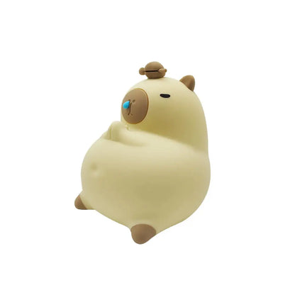 Cute silicone capybara night light – bedroom animal decor