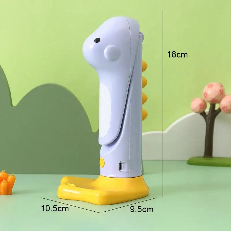 Cute white & yellow dinosaur led night light bedroom study lamp