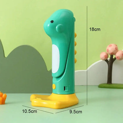 Cute white & yellow dinosaur led night light bedroom study lamp