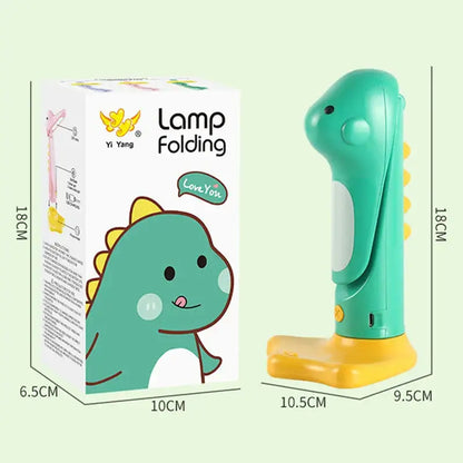Cute white & yellow dinosaur led night light bedroom study lamp