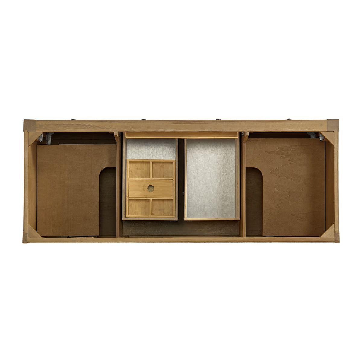 James Martin Breckenridge 60" Double Bathroom Vanity, Light Natural Oak
