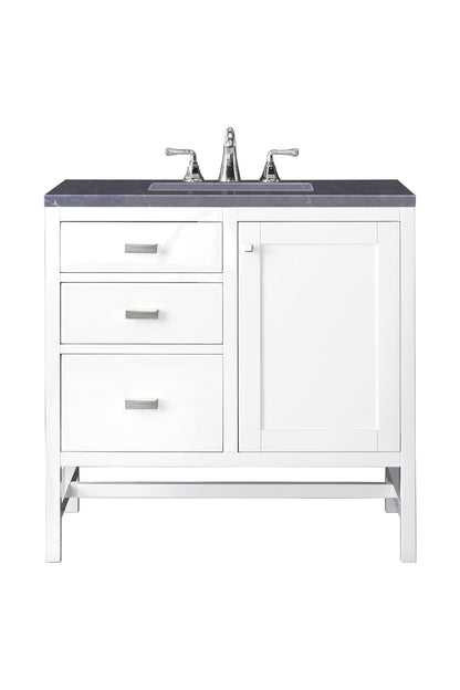 James Martin Addison 36" Single Bathroom Vanity, Glossy White