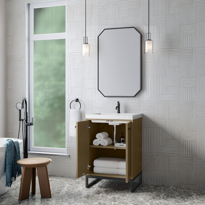 James Martin Chianti 24" Single Bathroom Vanity, Walnut Whisper
