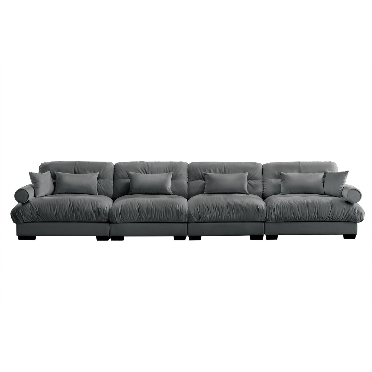 Super Comfort Oversized Modular Sectional Sofa, Deep Seat Convertible L Shaped Couch