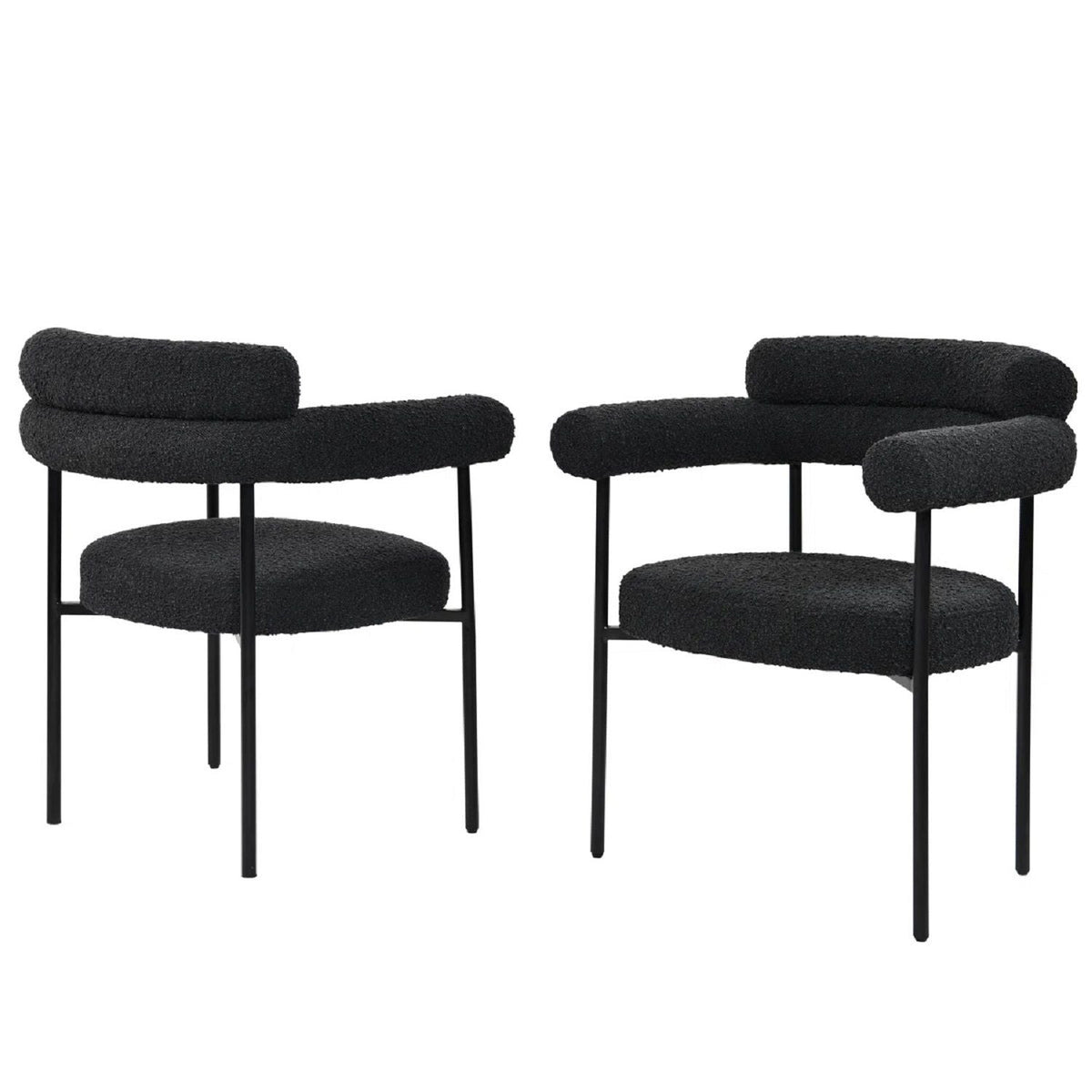 Dining Chairs With Armrests (Set of 2)