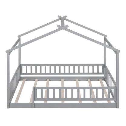 Bed House Bed Frame With Fence