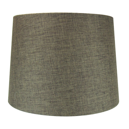 14"W 2 Light Swag Plug-In Pendant Chocolate Burlap with Diffuser White Cord