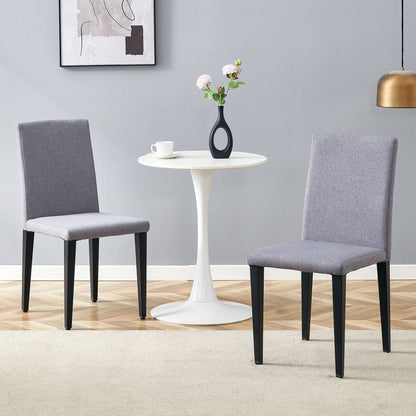 Versatile Dining Chairs With Comfortable Design And Metal Legs