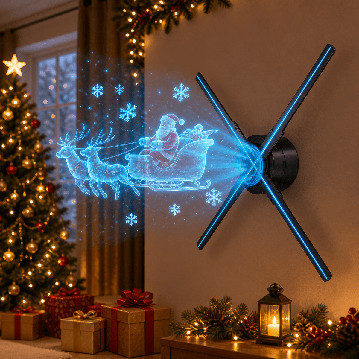 3D Hologram Projection Light