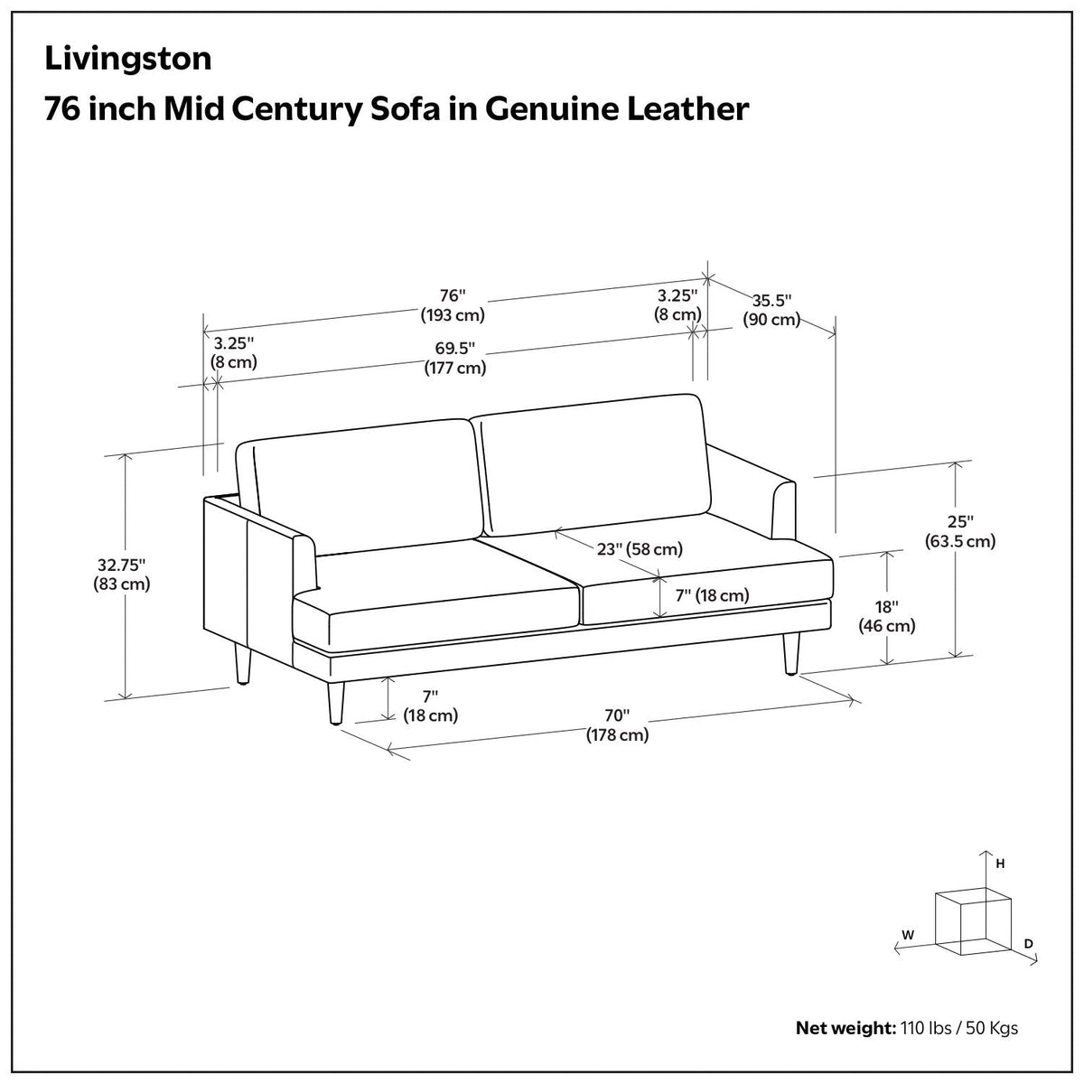 Livingston - Upholstered Sofa