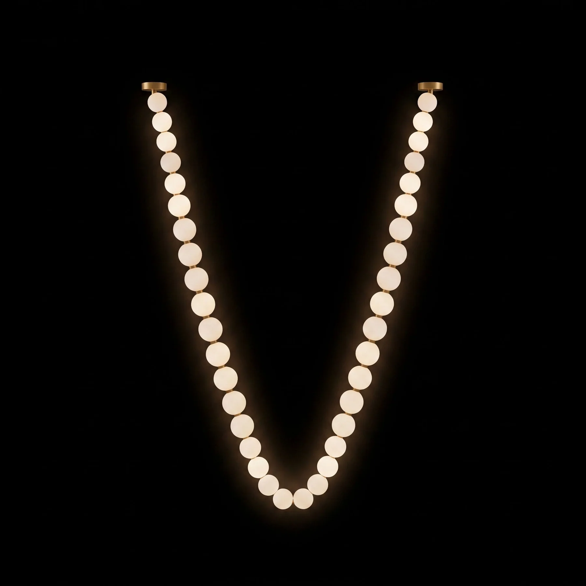 Pearl Necklace Chandelier