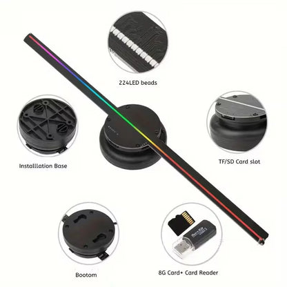 3D Hologram LED Fan With Frame