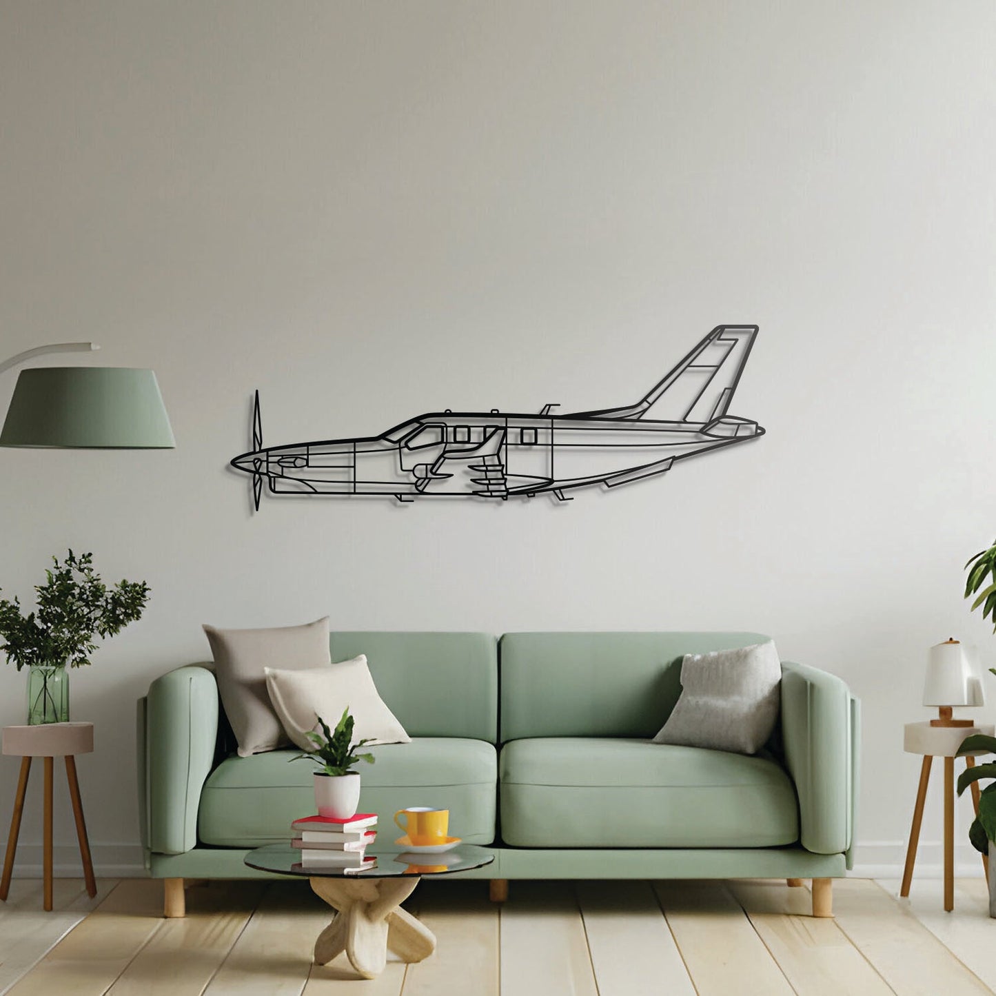 TBM 960 Metal Aircraft Wall Art - NCP0199