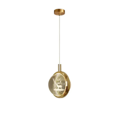 Dandelion crystal ball jellyfish pendant light – dining room