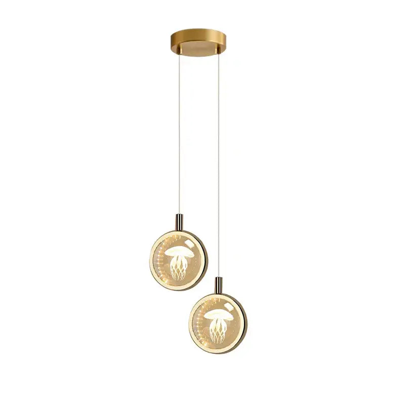 Dandelion crystal ball jellyfish pendant light – dining room