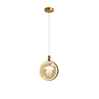 Dandelion crystal ball jellyfish pendant light – dining room