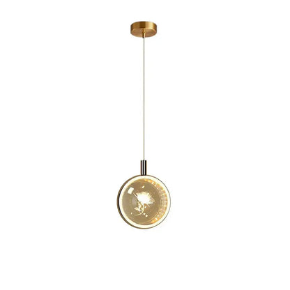 Dandelion crystal ball jellyfish pendant light – dining room
