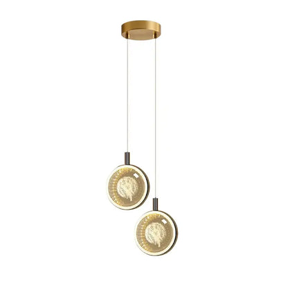 Dandelion crystal ball jellyfish pendant light – dining room