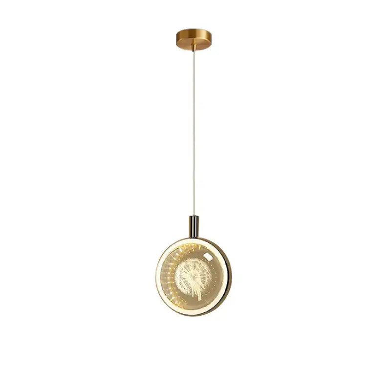 Dandelion crystal ball jellyfish pendant light – dining room