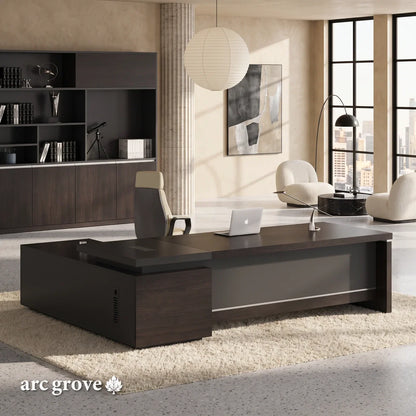 Danton · Modern L-Shaped Executive Desk