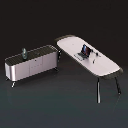 Intego · Executive Desk w/ Mobile Storage
