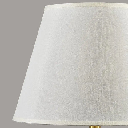 Dark blue ceramic table lamp with remote control for bedroom